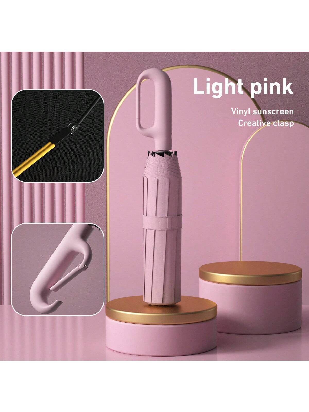 Automatic Folding Umbrella with UV-Blocking Canopy