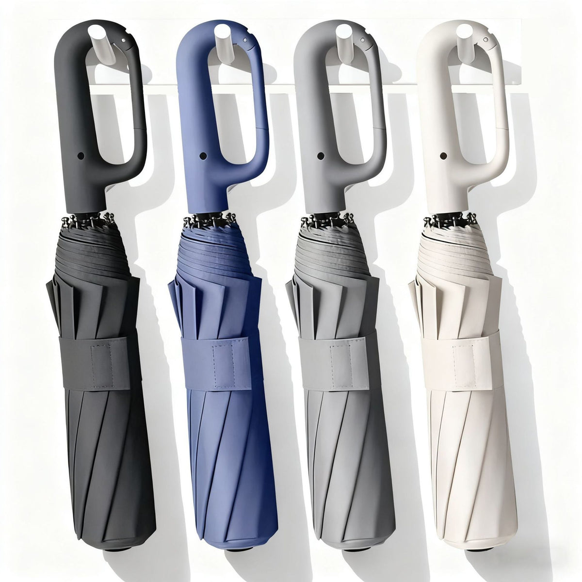 Automatic Folding Umbrella with UV-Blocking Canopy