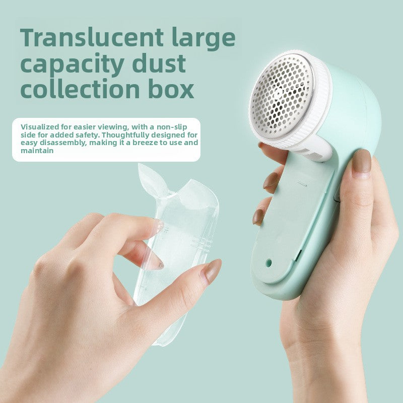 Rechargeable Electric Lint Remover Three-Blade Fabric Shaver