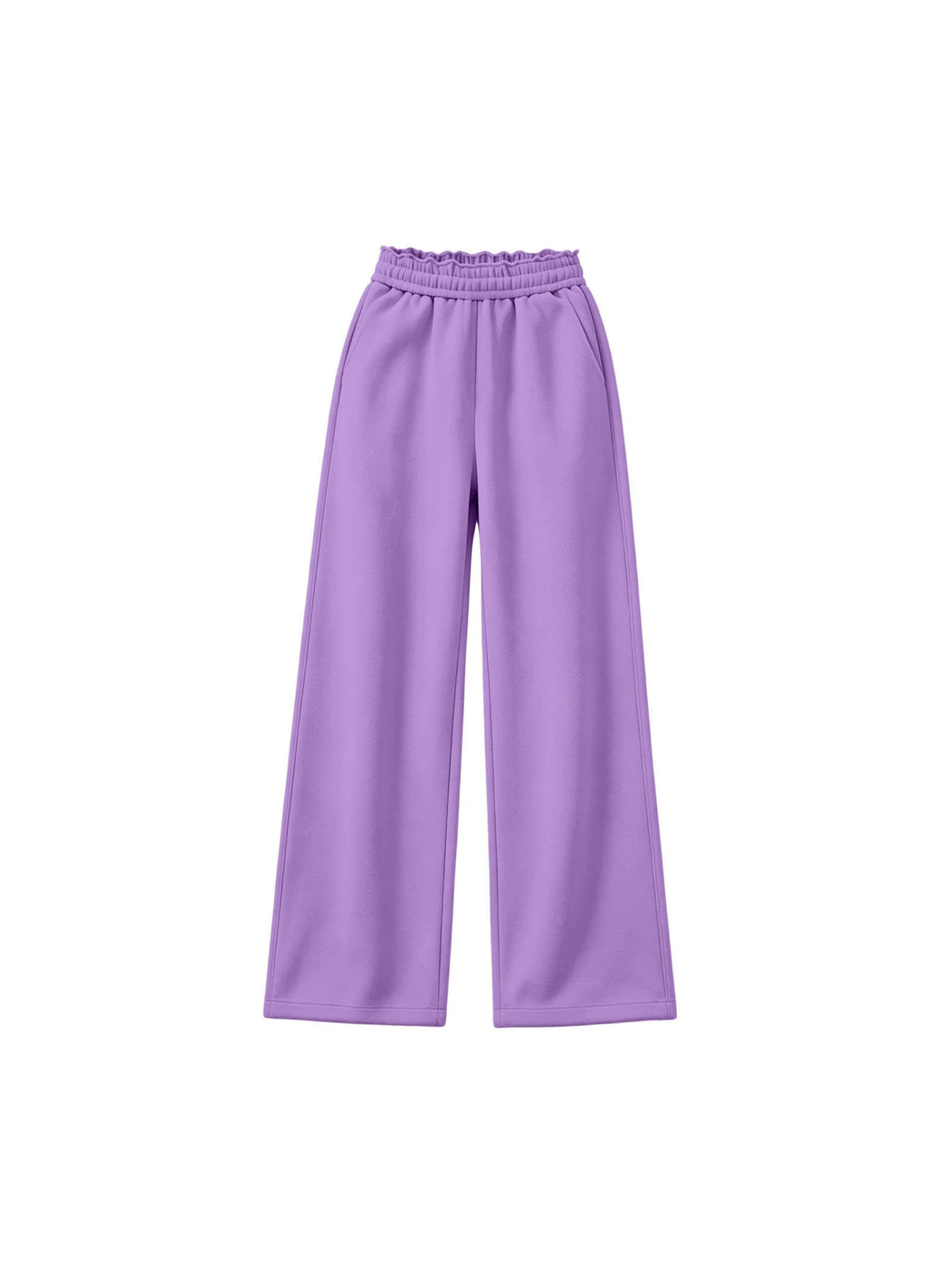 Kids Fleece Wide Leg Pants