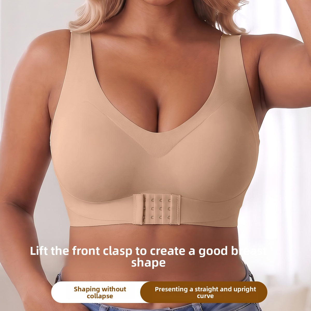 Women's Lightweight Nylon Sports Bra for Yoga & Everyday Wear