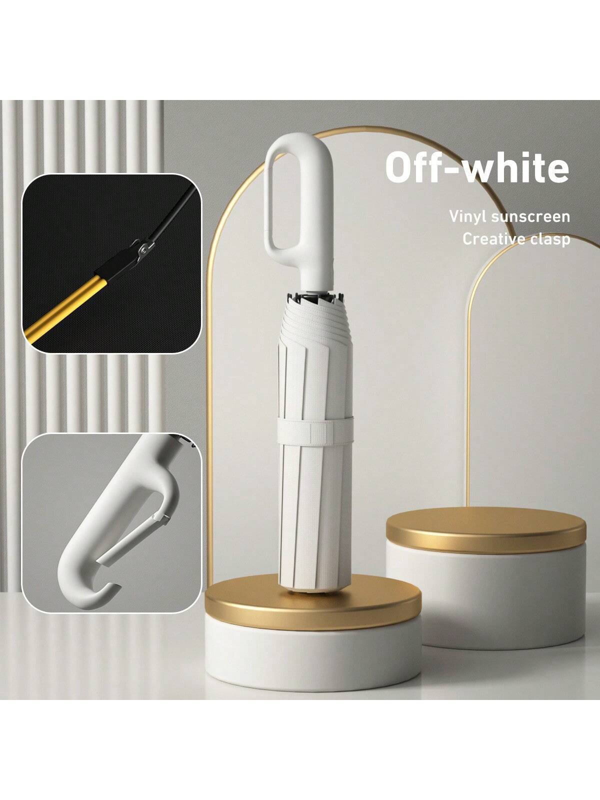 Automatic Folding Umbrella with UV-Blocking Canopy