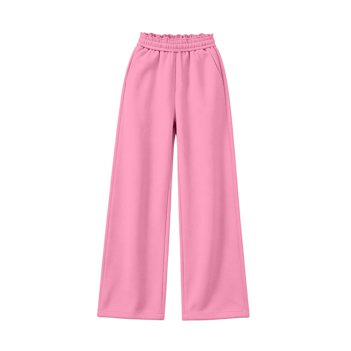 Kids Fleece Wide Leg Pants
