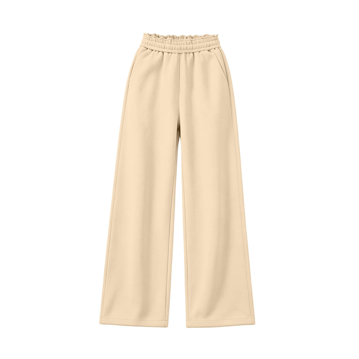 Kids Fleece Wide Leg Pants